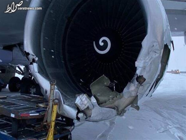 عکس/ عدم برف روبی باند فرودگاه اوهیر شیکاگو حادثه آفرید