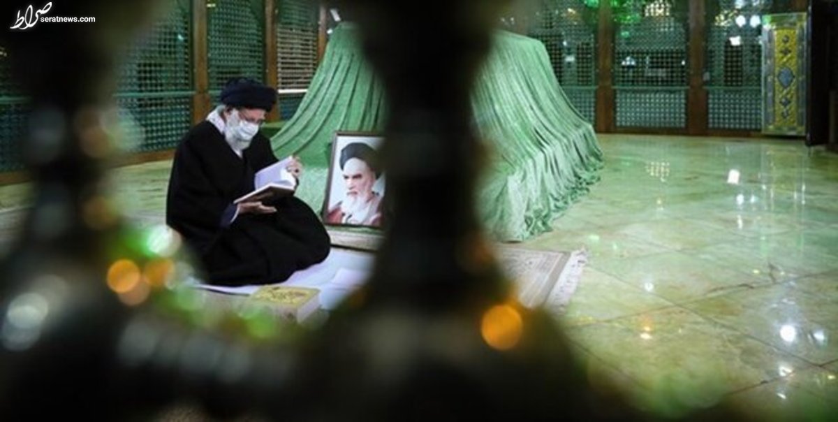 رهبر انقلاب در مرقد بنیان گذار انقلاب اسلامی حاضر شدند