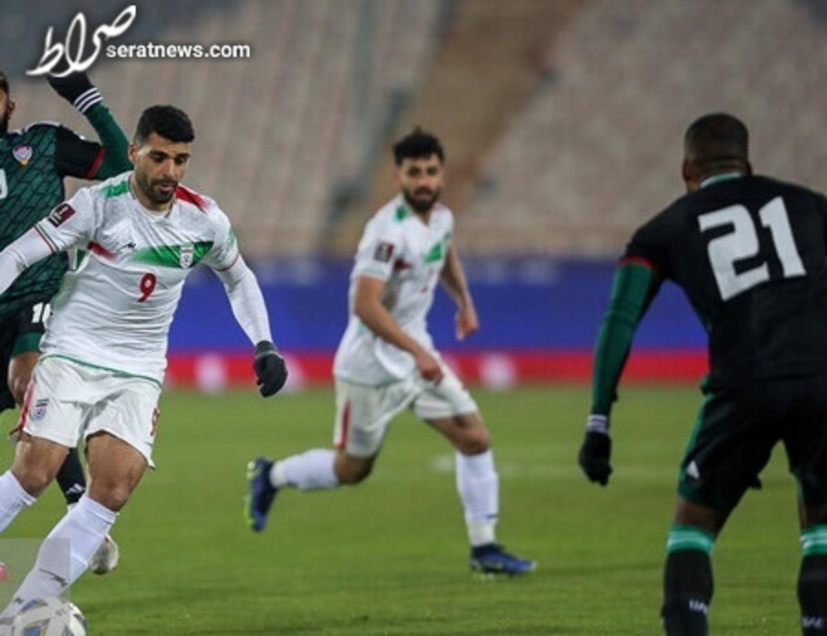 پیروزی ایران مقابل امارات در نیمه نخست
