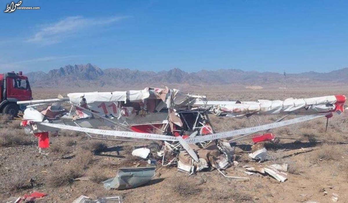 سقوط مرگبار هواپیما در کاشمر/۲ نفر کشته شدند + عکس