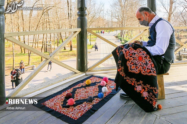 رشتی دوزی؛ هنری فاخر در صنایع دستی گیلان