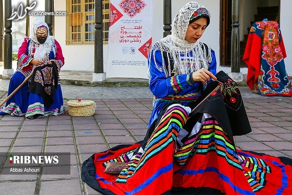 رشتی دوزی؛ هنری فاخر در صنایع دستی گیلان