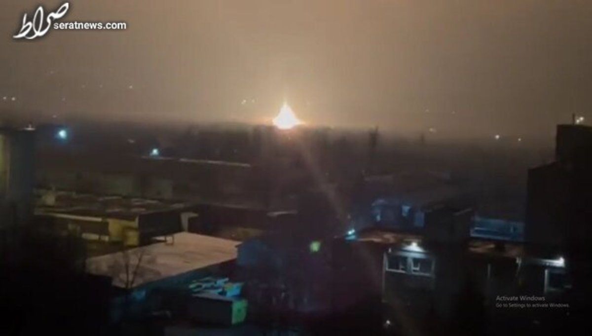 صدای انفجار در منطقه خودمختار «لوهانسک» در شرق اوکراین