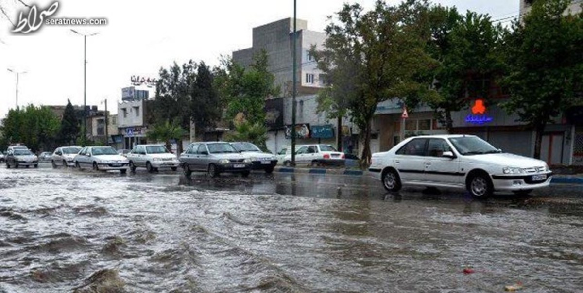 کولاک برف در جادههای کوهستانی تهران و احتمال آبگرفتگی معابر