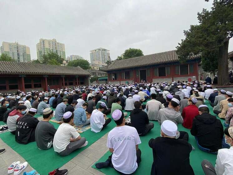 مسلمانان چین اینگونه به استقبال عیدفطر رفتند +عکس