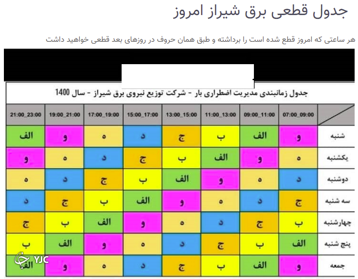 جیره بندی برق در کدام استان‌ها اجرا می‌شود؟