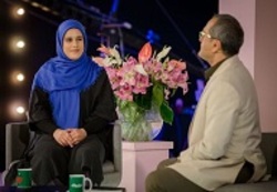 اولین زن وزنه‌بردار مدال‌آور ایرانی در جهان مهمان «خندوانه»+ عکس