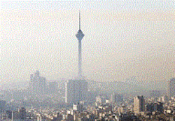 کیفیت هوای تهران در شرایط قرمز قرار گرفت
