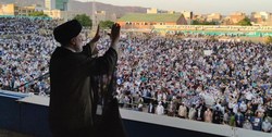 جشن پیروزی رئیسی از ساعت۱۹ میدان امام حسین