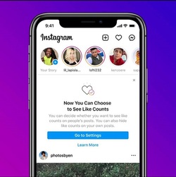 قابلیت جدید اینستاگرام در مورد لایک‌ها