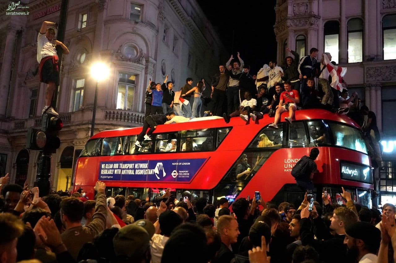 عکس اتوبوس قرمز لندن 