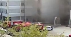 ساختمان وزارت بهداشت عراق آتش گرفت