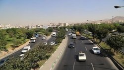 ترافیک سنگین در خیابان‌های نواب، آزادی و بزرگراه شهید زین الدین