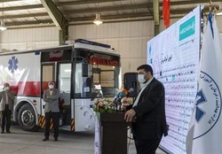 نخستین اتوبوس ـ آمبولانس ساخت ایران رونمایی شد