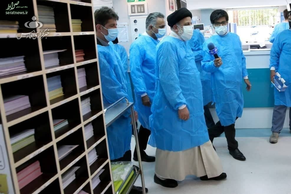 بازدید رئیس‌جمهور از بیمارستان امام خمینی