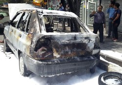 جزئیات وقوع آتش سوزی در پاساژی واقع در خیابان جمهوری + تصاویر
