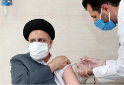 رئیسی دوز دوم واکسن ایرانی برکت را دریافت کرد