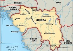 اعلام منع آمد و شد سراسری در گینه