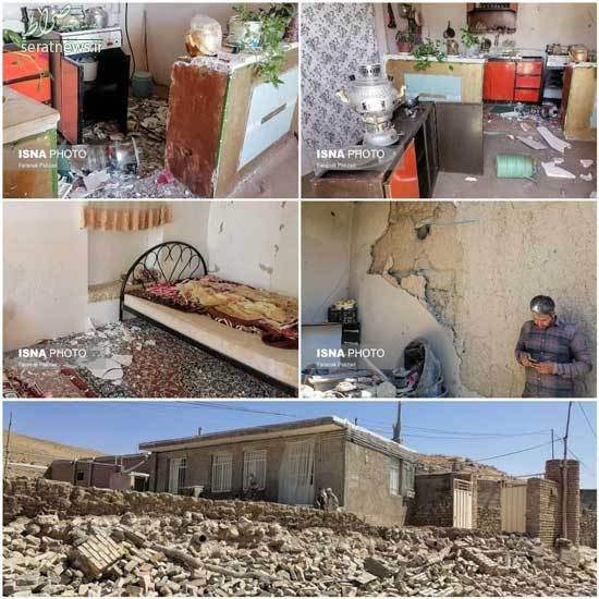  روستا‌های زلزله‌ زده در قوچان