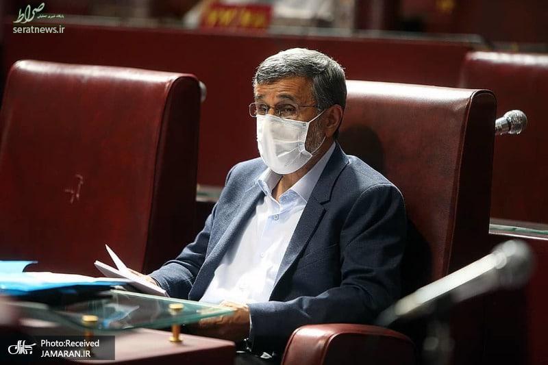  حضور احمدی نژاد در جلسه مجمع  