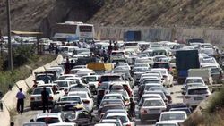ترافیک محور‌های منتهی به مازندران سنگین است