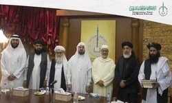 هیئتی از طالبان با علمای مسلمان دیدار کرد