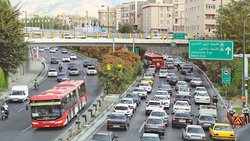 ترافیک سنگین در بزرگراه‌های صدر و امام علی (ع)