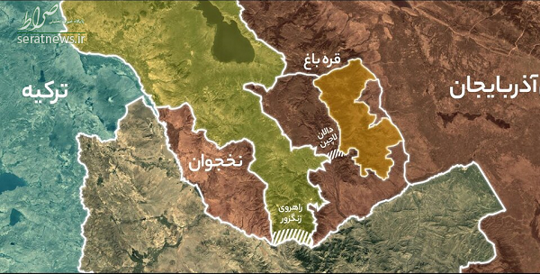 خط و نشان ایران در مرز‌های ارمنستان و جمهوری آذربایجان