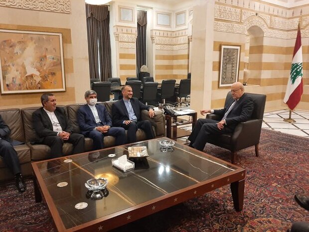 امیرعبداللهیان با نخست وزیر لبنان دیدار و گفتگو کرد