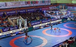 فیلم / حملە کشتیگیران جمهوری آذربایجان به تماشاگران ایرانی