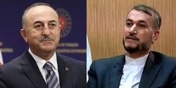 گفتگوی وزیر خارجه ترکیه با امیرعبداللهیان