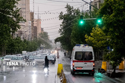 رگبار باران در نقاط مختلف کشور