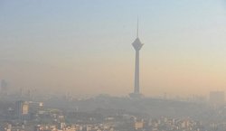 تداوم آلودگی هوای پایتخت طی امروز