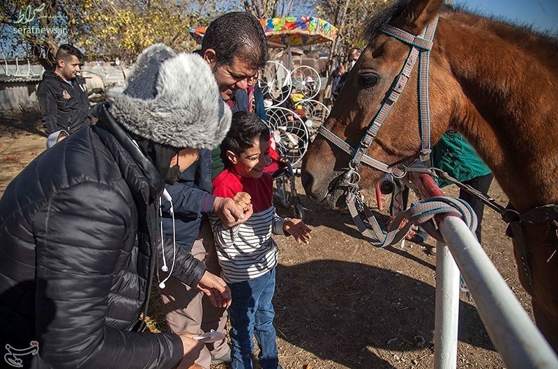 آموزش سوارکاری ویژه معلولان در کرمانشاه