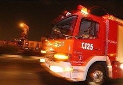 نجات ۱۰ شهروند از آتش سوزی پاساژ قائم تجریش + فیلم