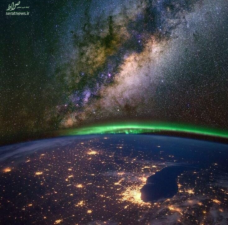 عکس / شفق قطبی از نگاه ماهواره ناسا
