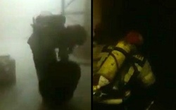 فیلم /  آتش‌سوزی مهیب در واحد شیمیایی اشتهارد