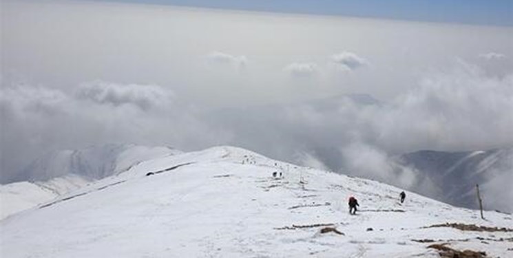۹ کوهنورد در ارتفاعات دیزین جاده چالوس مفقود شدند