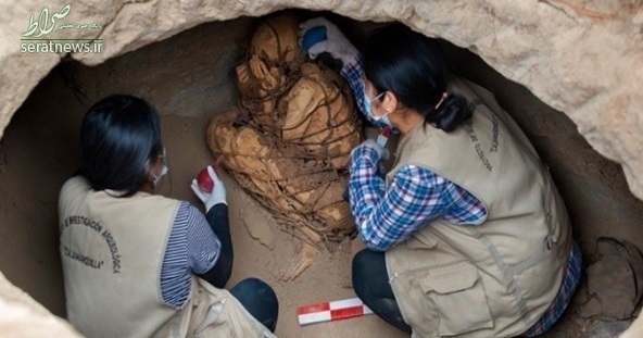 کشف مومیایی ۸۰۰ ساله در پرو + عکس