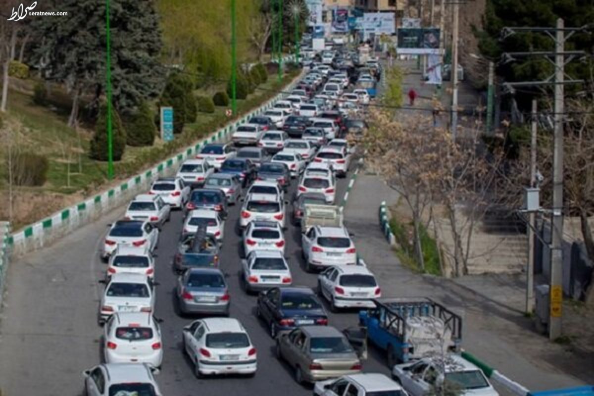 وضعیت جاده ها / ترافیک نیمه سنگین در آزادراه قزوین - کرج
