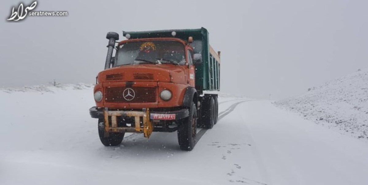 بارش برف در اردبیل؛ میزان برف در ارتفاعات به ۲۰ سانتی‌متر رسید