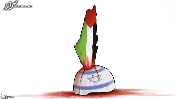 خنجر فلسطین بر سر امنیت صیهونیست‌ها+ کاریکاتور