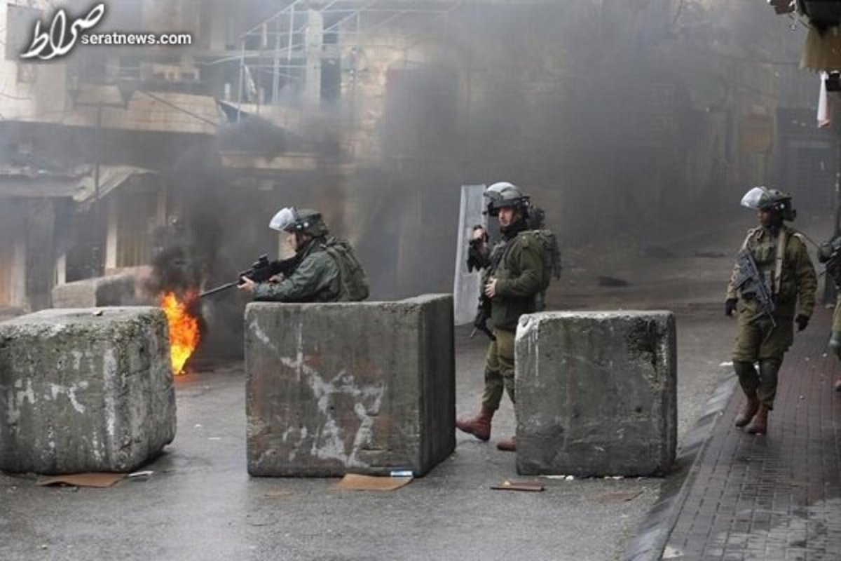 درگیری شدید نظامیان صهیونیست و جوانان فلسطینی در غرب رام الله