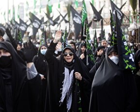 تصاویر / اجتماع عزاداران فاطمی در میدان هفت‌تیر