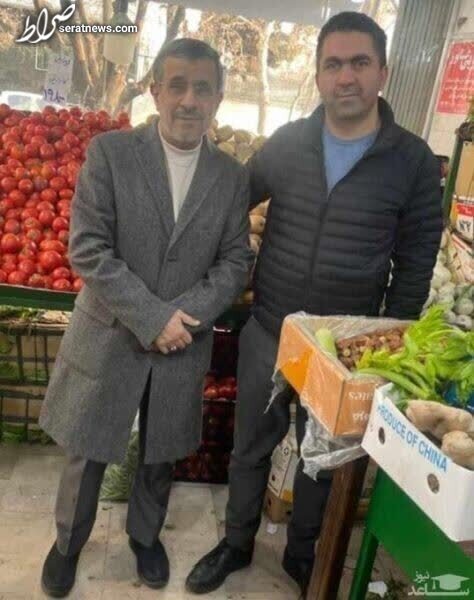 عکس/ تیپ دیده نشده از احمدی نژاد