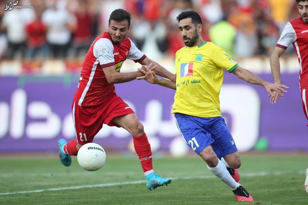 صنعت نفت آبادان ۱ - پرسپولیس ۲ / کامبک سرخ پوشان با دبل دیاباته