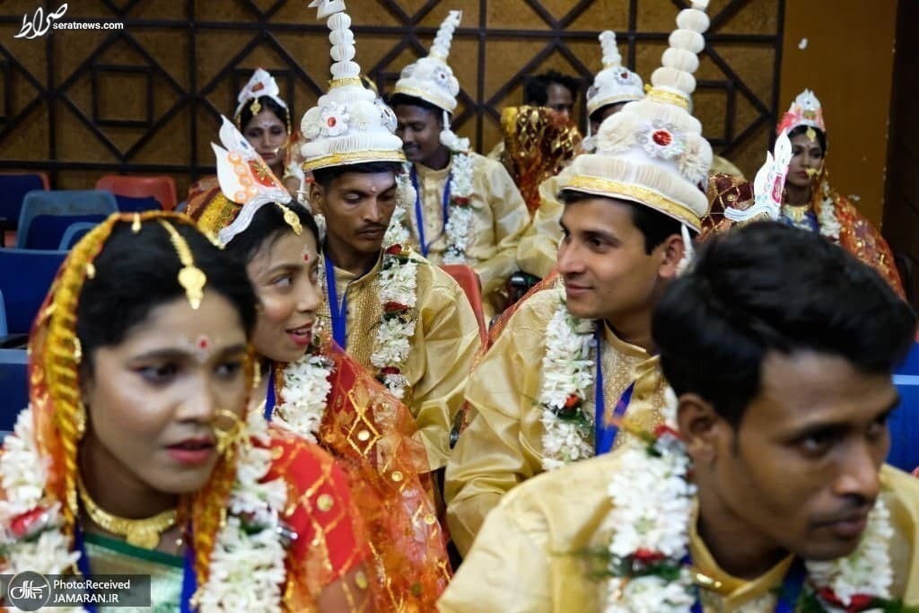 عکس/ عروس و دامادهای هندی