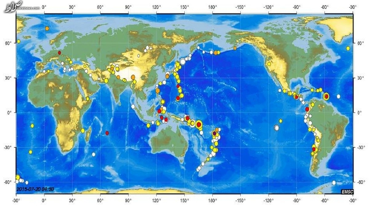 زلزله‌خیزترین نقطه کره زمین کجا است؟