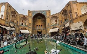 تصاویر / خطر در کمین بازار قیصریه - اصفهان