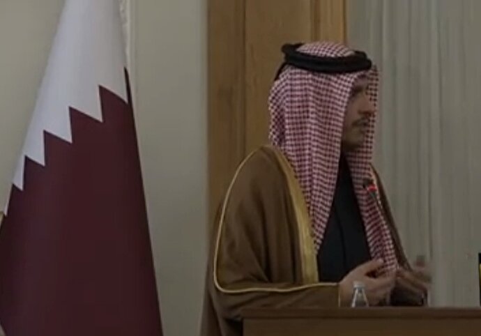 فیلم/ محمد آل ثانی، وزیر خارجه قطر: حامل پیام‌های آمریکا برای ایران هستیم